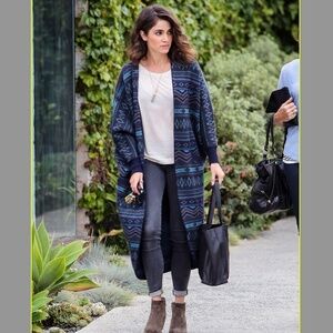 Haute Hippie Long Merino Cardigan